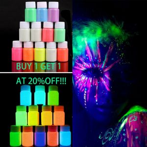 | SB Art | מגוון מוצרי אומנות איכותיים צבעים Glow Pigment in the Dark Graffiti DIY Acrylic Luminous Bright Paint Party 30g US