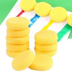 | SB Art | מגוון מוצרי אומנות איכותיים כלים 12PC Paint Density Sponges Synthetic Artist Sponges Watercolor Sponges Art Craft