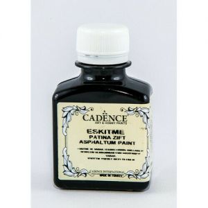| SB Art | מגוון מוצרי אומנות איכותיים צבעים CADENCE Patina Asphaltum Paint 100ml Decoupage Art Craft
