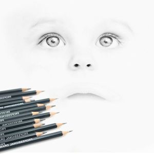 | SB Art | מגוון מוצרי אומנות איכותיים עפרונות 14Pcs/Set Professinal Sketch Art Drawing Pencil 6H-12B Sketching Pencils