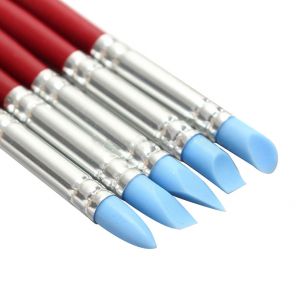 | SB Art | מגוון מוצרי אומנות איכותיים כלים 5 Silicone Rubber Clay Shaper Sculpting Fimo Polymer Modelling Pottery ToolSN