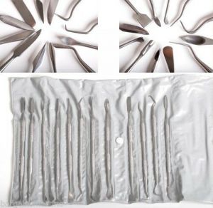 | SB Art | מגוון מוצרי אומנות איכותיים כלים New 12pc Pick & Spatula Carver Set Wax Clay Carving Stainless Steel Dental Picks