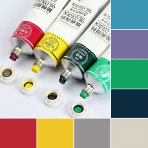 | SB Art | מגוון מוצרי אומנות איכותיים צבעים 10 Colors Oil Paint Pigment Artist Art High quality Professional Tube Hot Sale