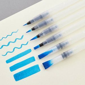 | SB Art | מגוון מוצרי אומנות איכותיים מברשות 6pcs/Set Water Color Brush Refillable Pen Watercolor Color Drawing Art Supply