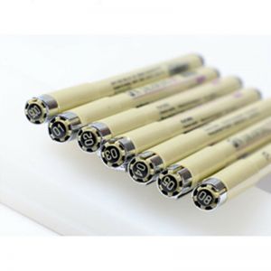 | SB Art | מגוון מוצרי אומנות איכותיים מוצרי רישום 7Pcs Black Fine Liner Brush Art Drawing Set & Signature Drawing Pigment Pens Kit