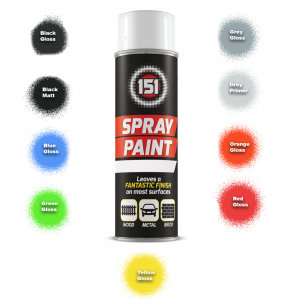 | SB Art | מגוון מוצרי אומנות איכותיים צבעים 151 Car Spray Paint Aerosol Primer Matt Gloss Auto Wood Metal Graffiti