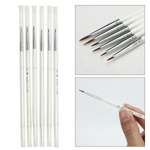| SB Art | מגוון מוצרי אומנות איכותיים מברשות 6pcs Set Detail Paint Brush Set Miniature Art Brushes for Fine Detailing Craft