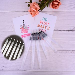 | SB Art | מגוון מוצרי אומנות איכותיים מברשות 6Pcs Refillable Water Color Soft Painting Brush MarkerWatercol<wbr/>our Drawing Pen B$